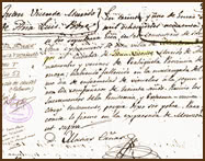 Juan Vicente falleció en Monzón de Campos en 1846. Archivo Parroquial de dicho pueblo palentino.