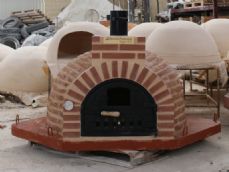 HORNO EN LADRILLO ROJO MUDÉJAR LOSA ESQUINADA