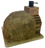 HORNO MONTADO EN PIEDRA IBERICA CON EMBOCADURA CUERO TOSTADO