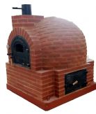 HORNO CON HORNILLA CUADRADA CARGA LATERAL EN LADRILLO MUDEJAR
