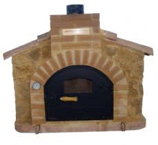 HORNO MONTADO EN ESTRUCTURA DE CASETA CON PIEDRA