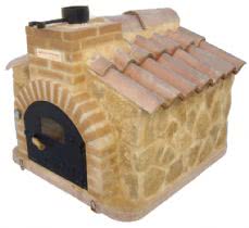 HORNO MONTADO EN ESTRUCTURA DE CASETA CON PIEDRA
