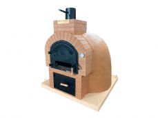 HORNO CON HORNILLA EMBOCADURA EN LADRILLO R. PERERUELA ACABADO EN TERRACOTA