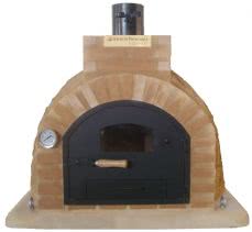 HORNO MONTADO EN PIEDRA MEDITERRANEA MARRON