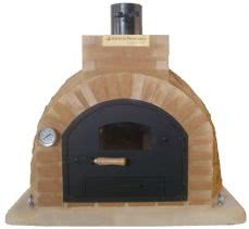 HORNO MONTADO EN PIEDRA MEDITERRANEA MARRON