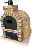HORNO CON HORNILLA PIEDRA MEDITERRANEA EMBOCADURA CUERO TOSTADO