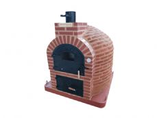 HORNO CON HORNILLA EMBOCADURA LADRILLO MUDEJAR ACABADO EN LADRILLO ROJO MUDÉJAR