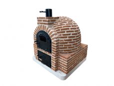 HORNO CON HORNILLA CUADRADA EMBOCADURA LADRILLO MUDEJAR ACABADO EN LADRILLO MUDEJAR