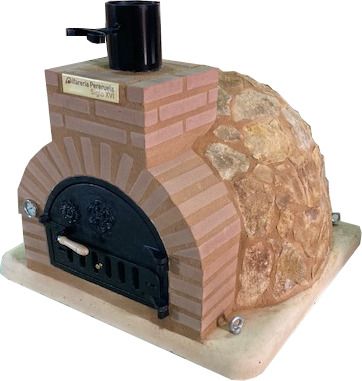 Horno de leña Rosa PREMIUM acabado tradicional - Hornos Montados -  Alfarería Rosa