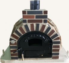 HORNO MONTADO EN PIEDRA MULTICOLOR EMBOCADURA MULTICOLOR