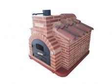 HORNO DE LEÑA  TIPO CASETA ACABADA EN LADRILLO