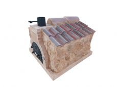 HORNO DE LEÑA  TIPO CASETA EN PIEDRA MEDITERRANEA