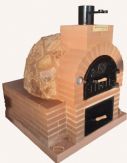 Horno con Hornilla Cuadrada Piedra Mediterranea
