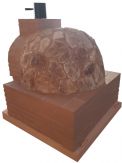 Horno con Hornilla Cuadrada Piedra Mediterranea
