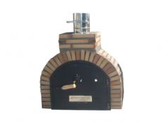 EMBOCADURA CON CHIMENEA HECHA CON LADRILLOS REFRACTARIOS