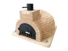 HORNO DE LEÑA EMBOCADURA LADRILLO RUSTICO ACABADO LADRILLO RUSTICO