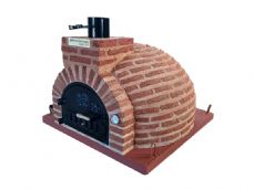 HORNO DE LEÑA EMBOCADURA LADRILLO MUDEJAR ACABADO EN LADRILLO MUDEJAR 