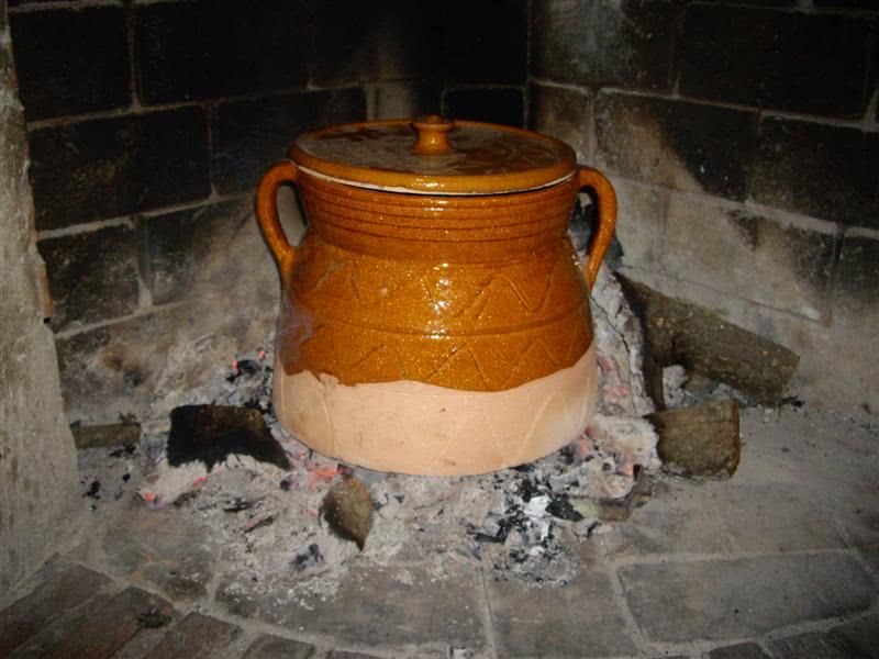 Olla de barro para cocinar, Olla grande, Ollas grandes para cocinar,  Utensilios de cocina hechos a mano, Olla de cocina con tapa, Olla de  terracota