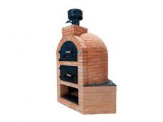 HORNO CON HORNILLA Y MESA INT. ESQ. BAJA LADRILLO RUSTICO PERERUELA